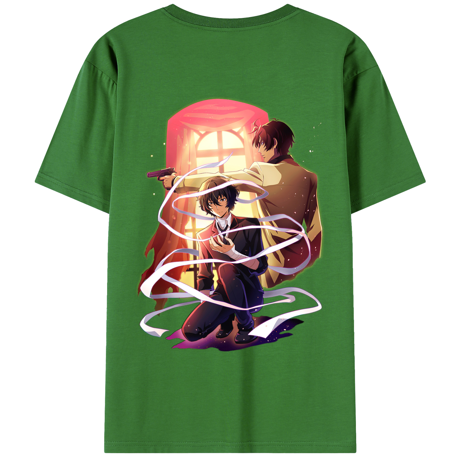 （画像用） 文豪ストレイドッグス Bungo Stray Dogs レディース半袖Tシャツ(バックプリント)